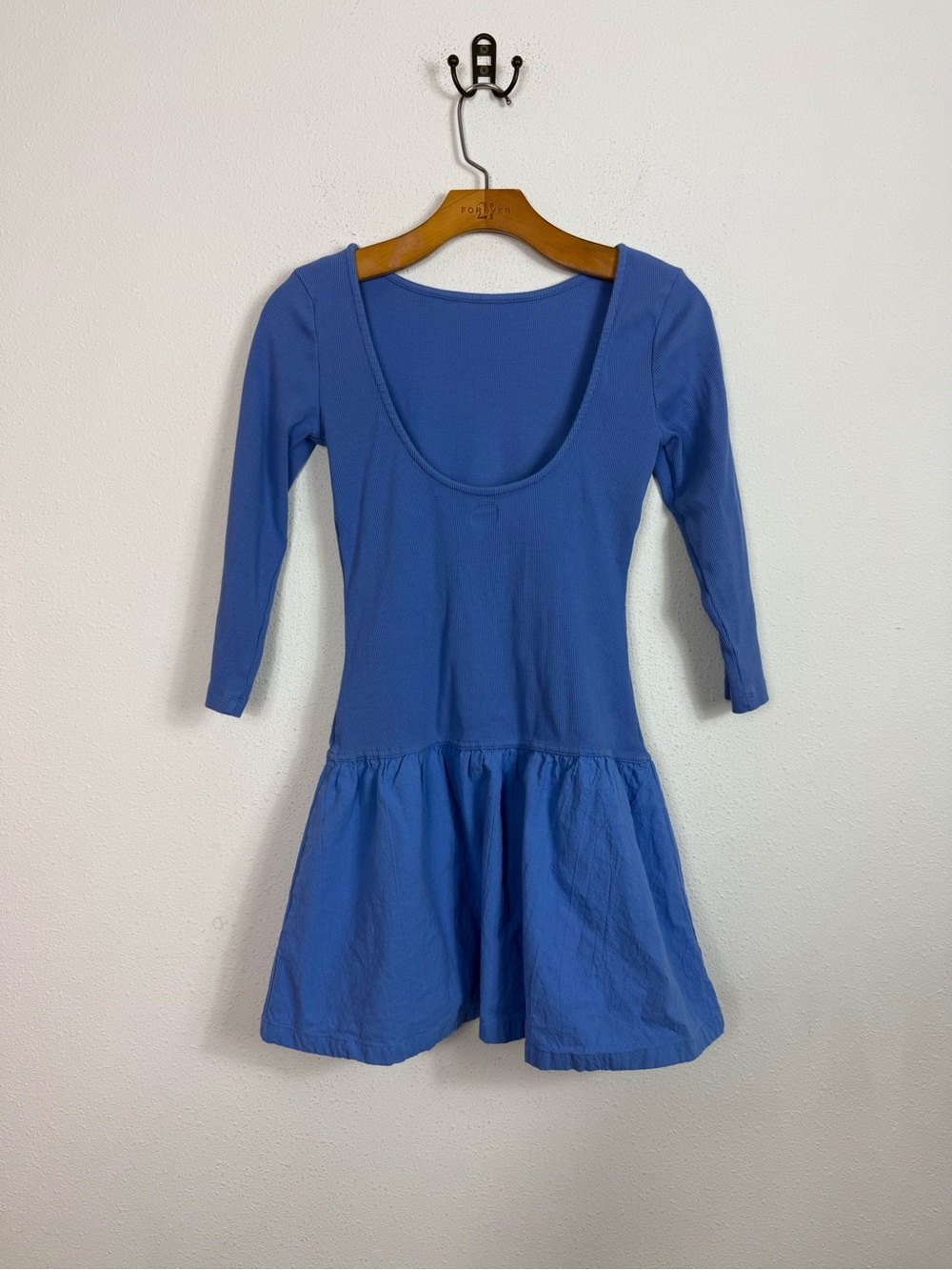 Free People Free est Lucienne Mini Dress Cornflower Blue Sz Xs - Picture 4 of 6